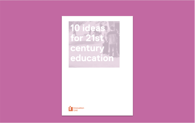 10 Ideas for 21st Century Education, front cover of report. 
