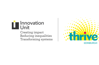 Innovation Unit logo and Thrive Edinburgh logo