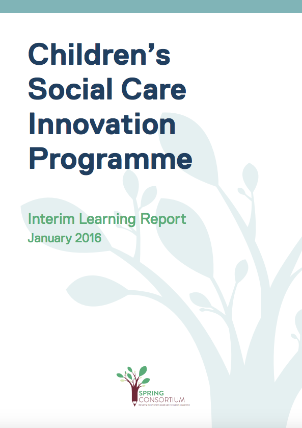 Interim learning report - DfE