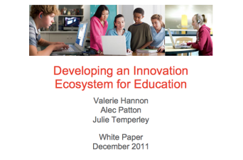 Developing an innovation ecosystem for education