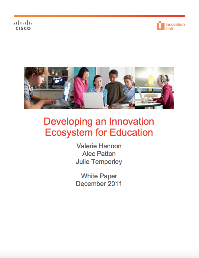 Developing an Innovation Ecosystem for Education