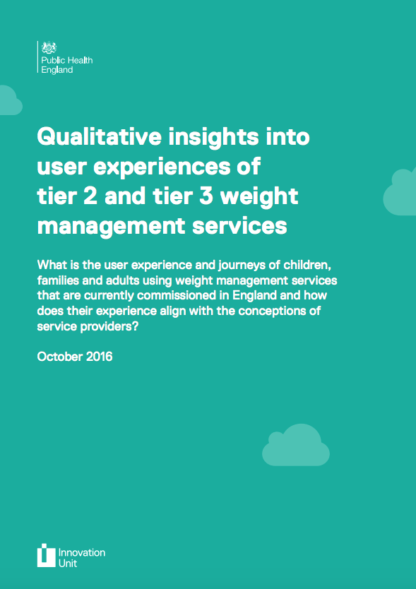 Qualitative insights into user experiences of tier 2 and tier 3 weight management services