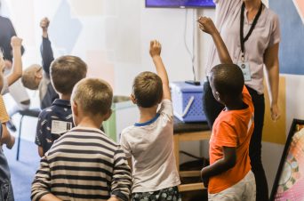 Children in classroom